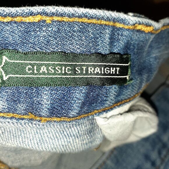 Lauren jeans Co Ralph Lauren blue denim jeans size 10 classic straight leg pants - Picture 4 of 9